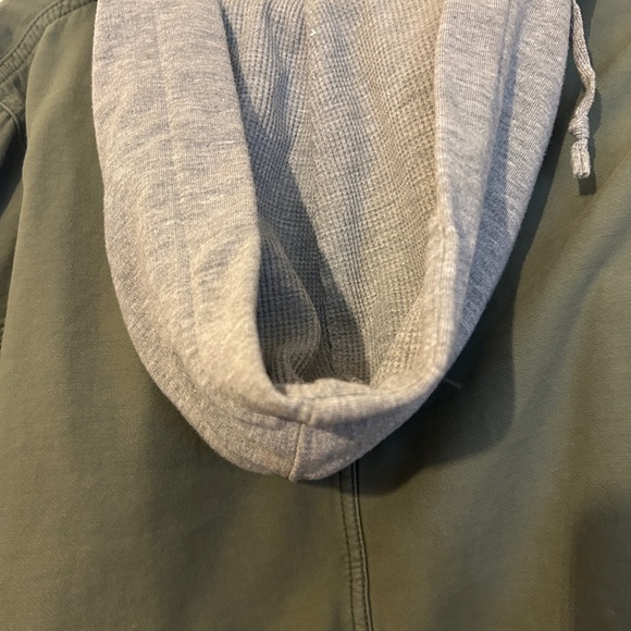 EUC Free People Basin Plaid Hooded Button Down - Picture 11 of 11